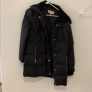 Michael kors black long jacket
